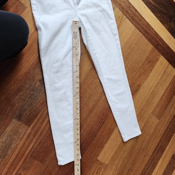 American Eagle White Super Hi-Rise Jegging Jeans Size 4 Short - Picture 12 of 16